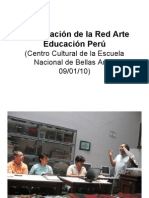 Inauguración de La Red Arte Educación Perú