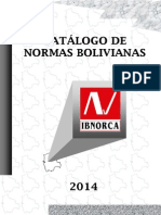 Catalogo de normas Bolivianas