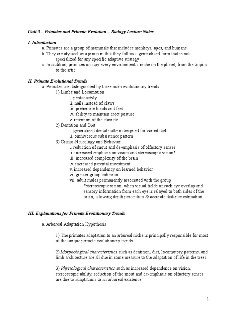 Primate Evolution and Social Behavior | PDF | Ape | Sociobiology