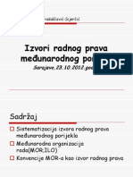 Izvori Radnog Prava Međunarodnog Porijekla