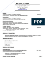 Farhad Academic CV