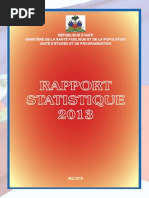 Rapport Statistique MSPP 2013