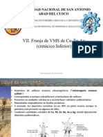 VII. Franja de VMS de Cu-Zn-Au (Cretácico Inferior)