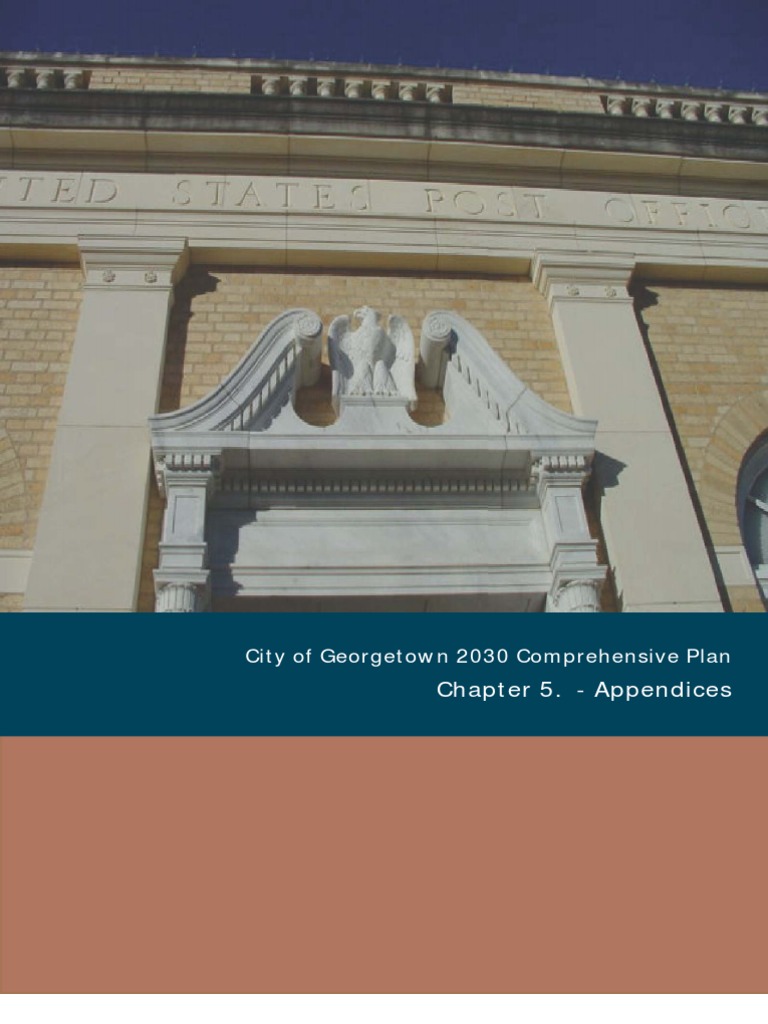 Georgetown 2030 Plan Glossary | PDF | Zoning | Easement