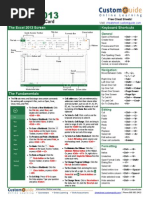 Microsoft Excel 2013 - Quick Reference Guide