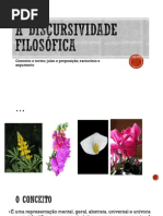 A Discursividade Filosófica