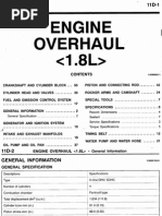 11D 1.8L Overhaul Mirage