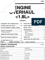 11D 1.8L Overhaul Mirage