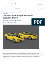 Create a Low Poly Camaro...Otion Graphics Tutorial