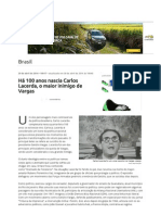Há 100 Anos Nascia Carlos Lacerda, o Maior Inimigo de Vargas - Terra Brasil - Pags 01 e 02