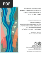 Acción e Implementacion de Acción Afirmativa