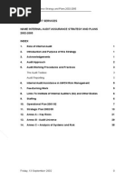 Sample Strategic IA Plan