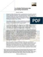 Catalyst Poisons Fouling Mechanisms-The Impact On Catalyst Performance PDF