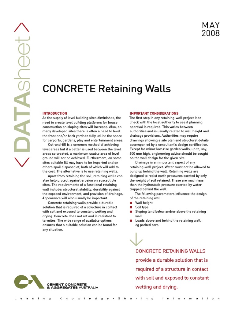 Retaining Walls | PDF