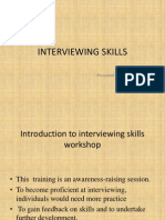 Interviewing Skills-Session 1
