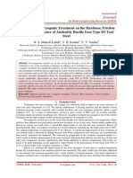 The Effect of Cryogenic Treatment On The Hardness, Friction and Wear Resistance of Austenitic Ductile Iron Type D3 Tool Steel