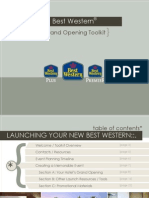 Best Western Grand Opening Toolkit