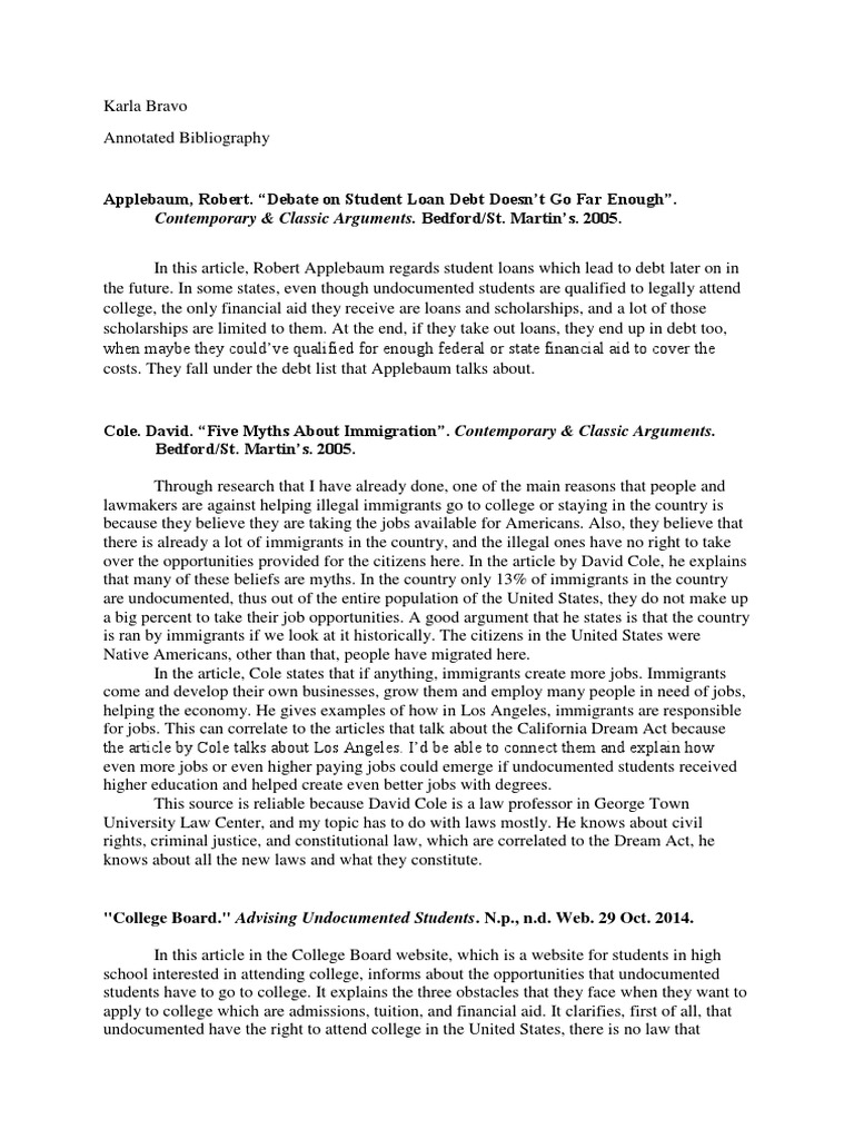 Annotated bibliography example apa image