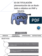 Programación en PHP - Elementos Del Lenguaje