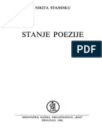 Stanje Poezije, Nikita Stanesku