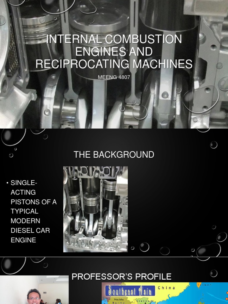 Internal Combustion Engine Lecture PDF Internal Combustion Engine