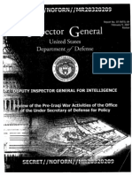Defense Department's Inspector General's Report On Feith's Propaganda Ministry