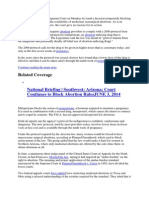 Related Coverage: National Briefing - Southwest: Arizona: Court Continues To Block Abortion Rulesjune 3, 2014