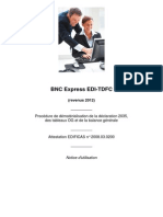 Notice Bnc Express EDI-TDFC 2013