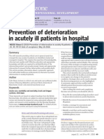 Deteriorating Patient Handout 