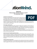 Draft Statement  SOlution Wind COP20 Lima