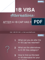 Find H-1B Alternatives After H1B Cap Has Reached