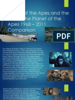 Planet of the Apes Film and Prequel Comparison