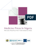 Nigeria Medicine Prices PDF