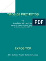 Tipos de Proyectos