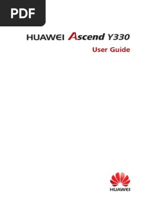 Huawei Ascend Y330 (U01) - Fiche Technique