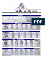 THB Salamon Tanker Bulker Report NR 11 November 2014