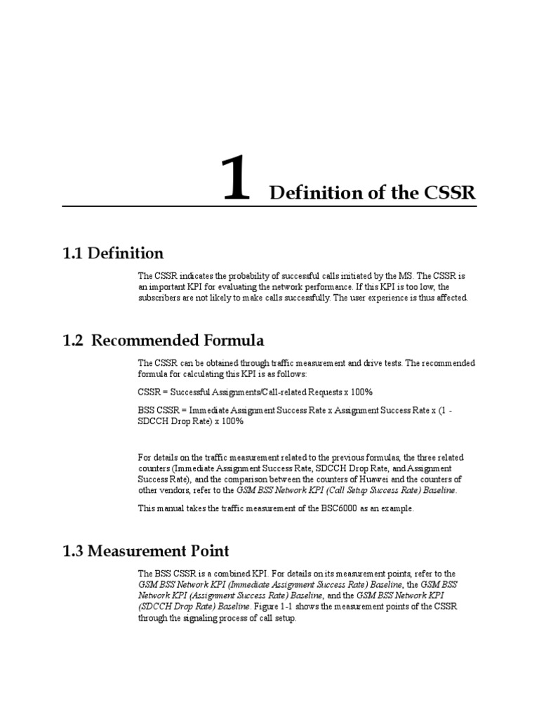 Definition of The CSSR | PDF | Telecommunications | Electronics