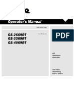 Genie Operators Manual GS-XX69RT