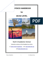 PHYSICS HANDBOOK AS/A2 LEVEL