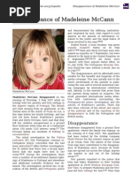 Madeleine McCann Early Wikipedia Entry