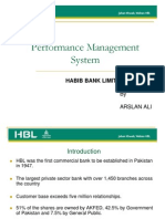 Performance Management System at HBL