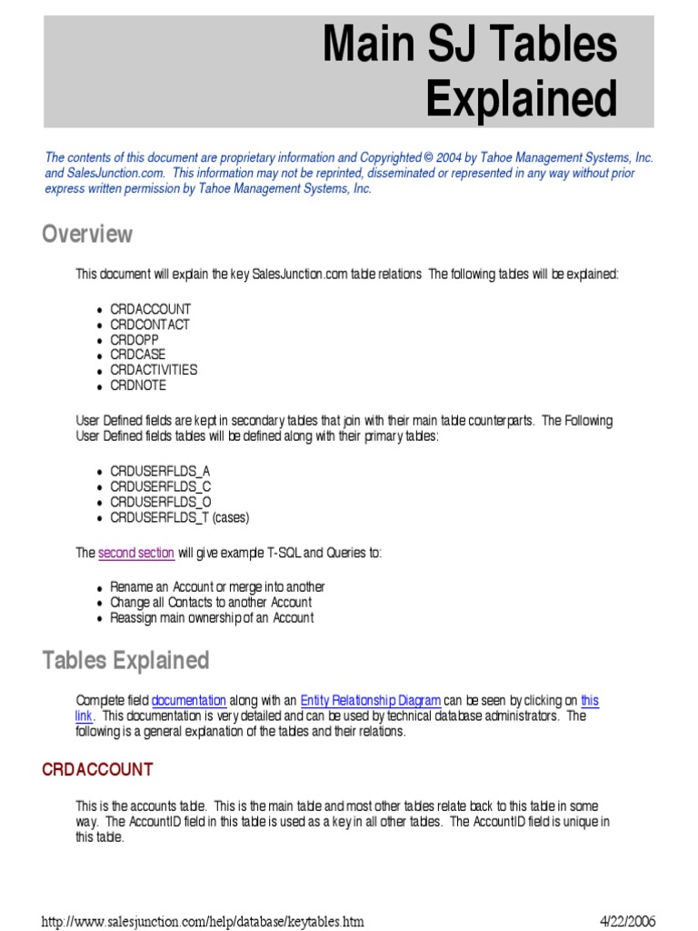SJ KeyTables | PDF | Sql | Data