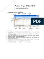 Membuat Aplikasi Dengan MS. Excel 2003