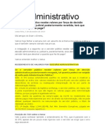 Se o Servidor Público Recebe Valores Por Força de Decisão Administrativa Ou Judicial Posteriormente Revertida