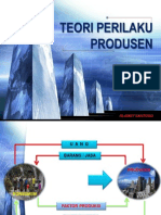 Teori Perilaku Produsen