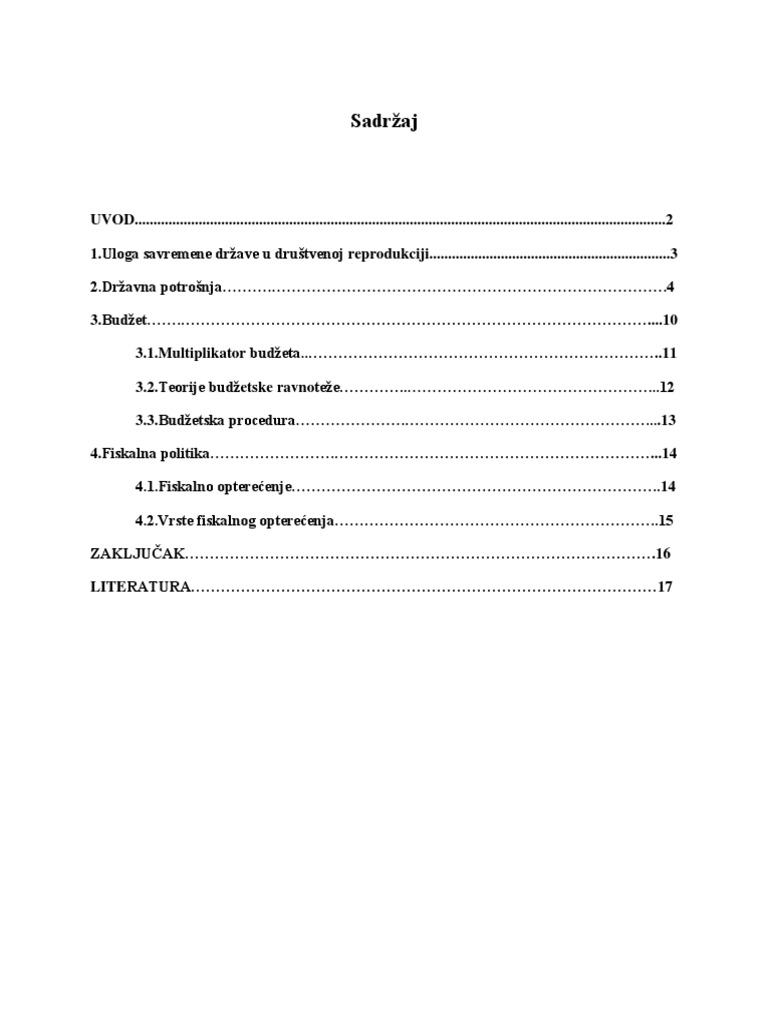 Drzavna Potrosnja | PDF