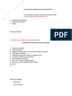 Alimentos para Prevenir La Diabetes