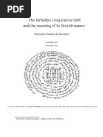 Download The Birhatya Conjuration Oath  and the meaning of its first 28 names  by Wahid Azal SN250313054 doc pdf
