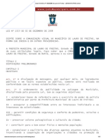 Lei Municipal de Lauro de Freitas sobre comunicação visual