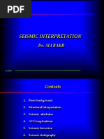 Seismic Interpretation by Dr. Ali Bakr